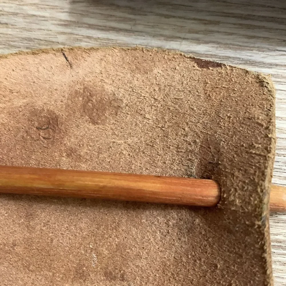 Leather Stick Barrettes Bundle Of Two‎